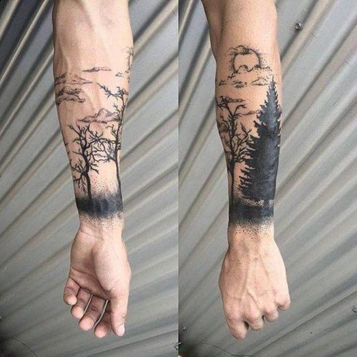 Tatuagem paisagem