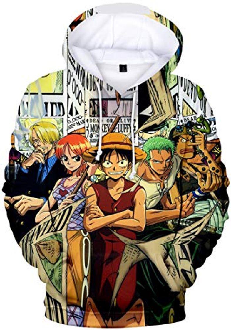 Social PANOZON Sudadera Mujer Luffy Impresa 3D de One Piece Chaqueta para Chicas