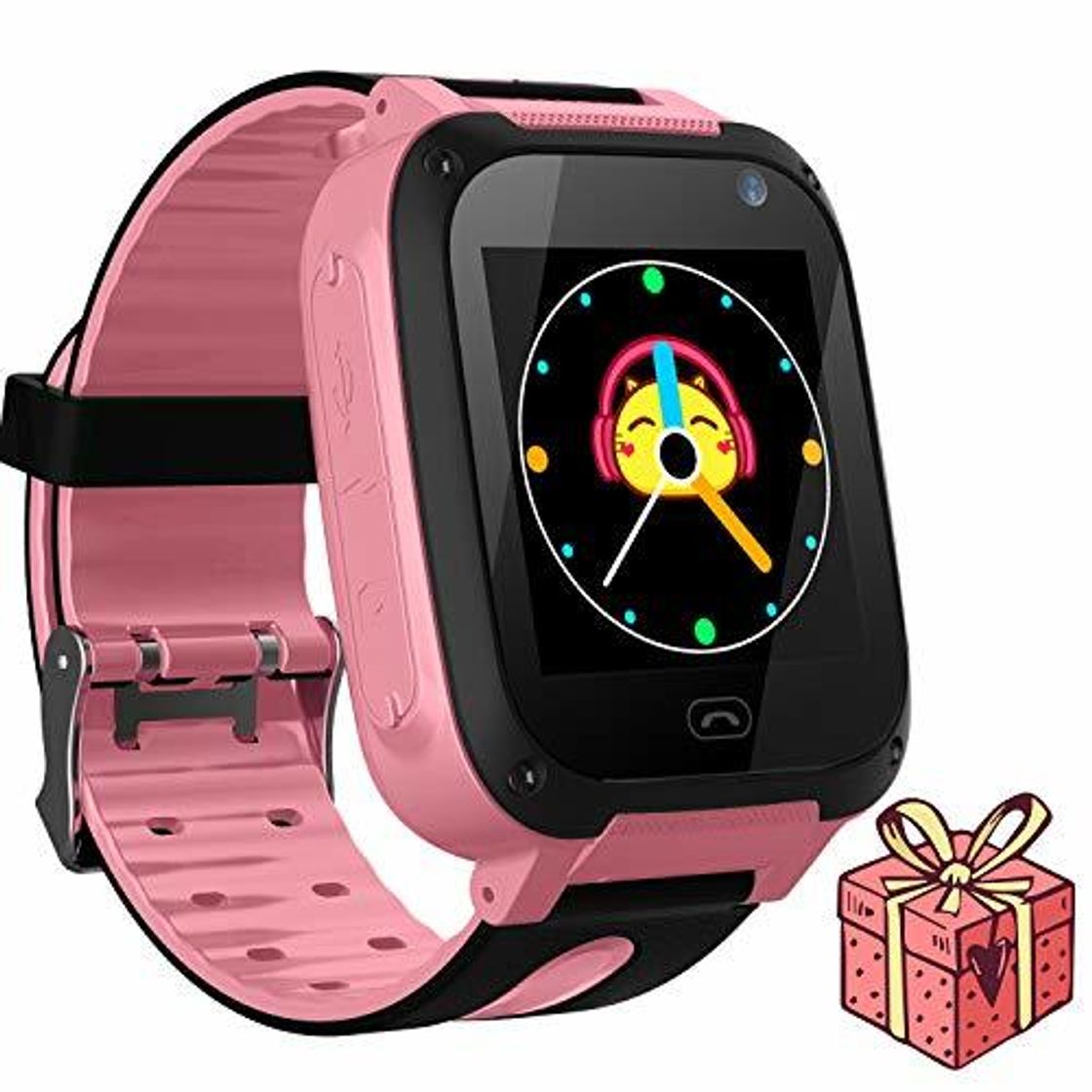 Productos Jslai Niños Smartwatch Relojes,LBS Tracker Inteligente Relojes Telefono de SOS Alarma Cámara