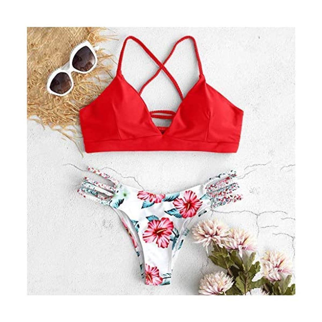 Social riou Bikini Conjuntos de Bikinis para Mujer Push Up Mujeres Traje de