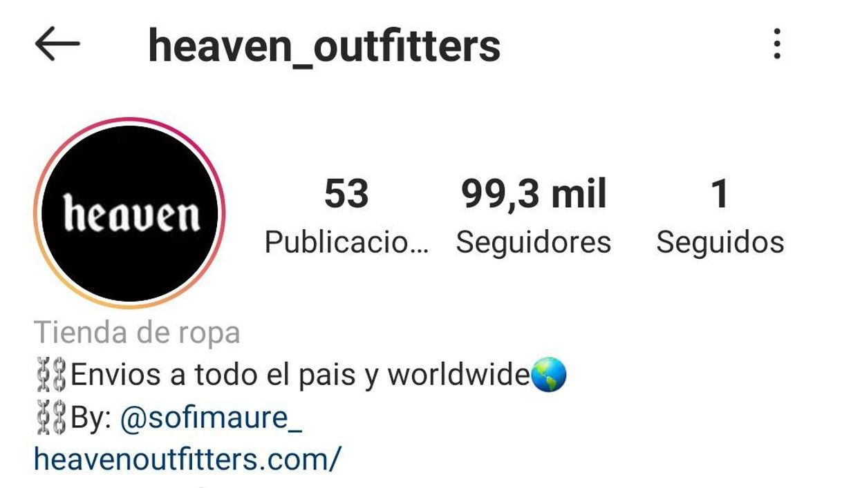 Fashion heaven tienda de ropa (perfil ig) 