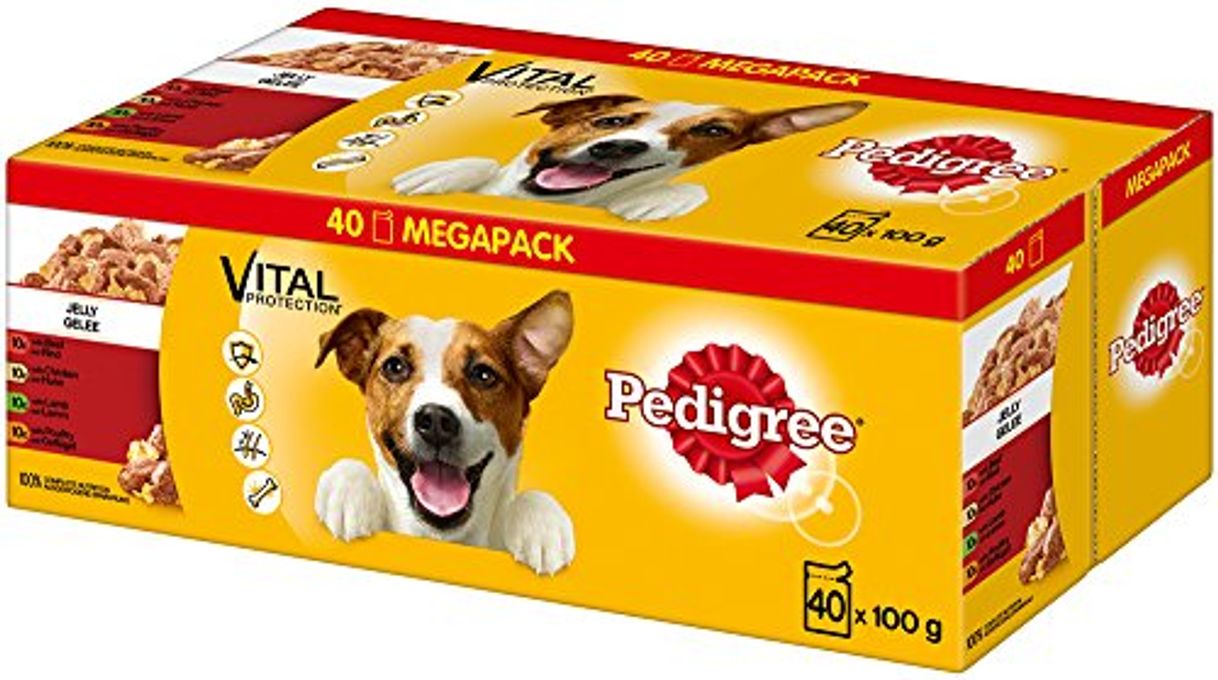 Products PEDIGREE Vital Protection alta calidad Perros Forro con pollo, vacuno, Aves y