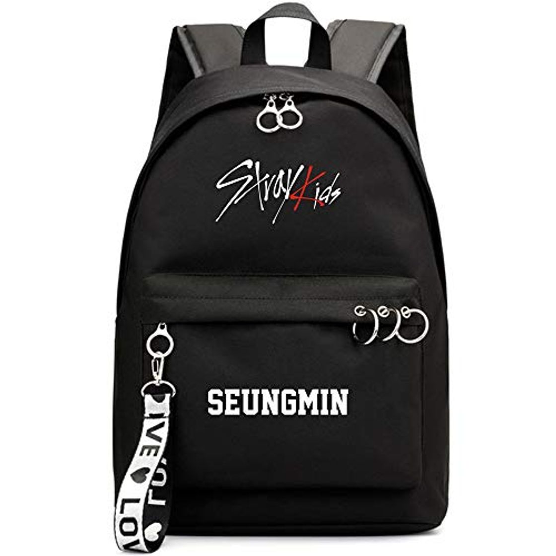 Moda NCTCITY KPOP Stray Kids Mochila Mochila Bolsa de Regalo Mercancía Bolsa para Computadora Portátil Escuela Mochila de Viaje Escuela Bolsas de Lona Bang Chan Changbin Hyunjin Han Felix Seungmin