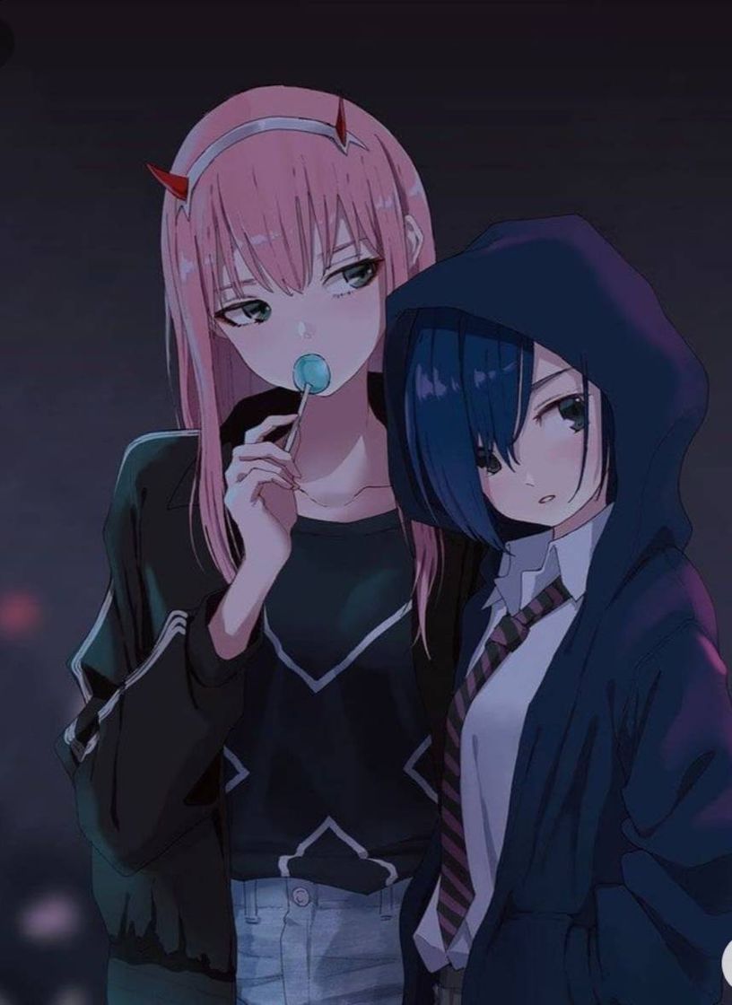Social Zero two e Ichigo-Darling in the franxx