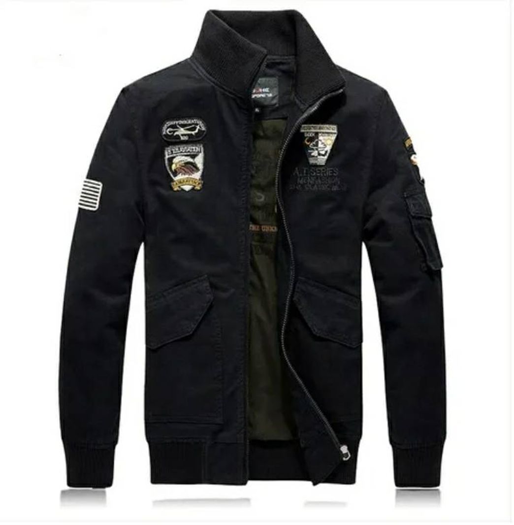 Fashion Jaqueta militar masculina