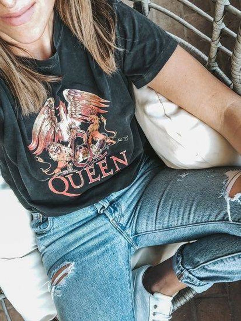 Producto Queen Classic Crest Camiseta, Schwarz