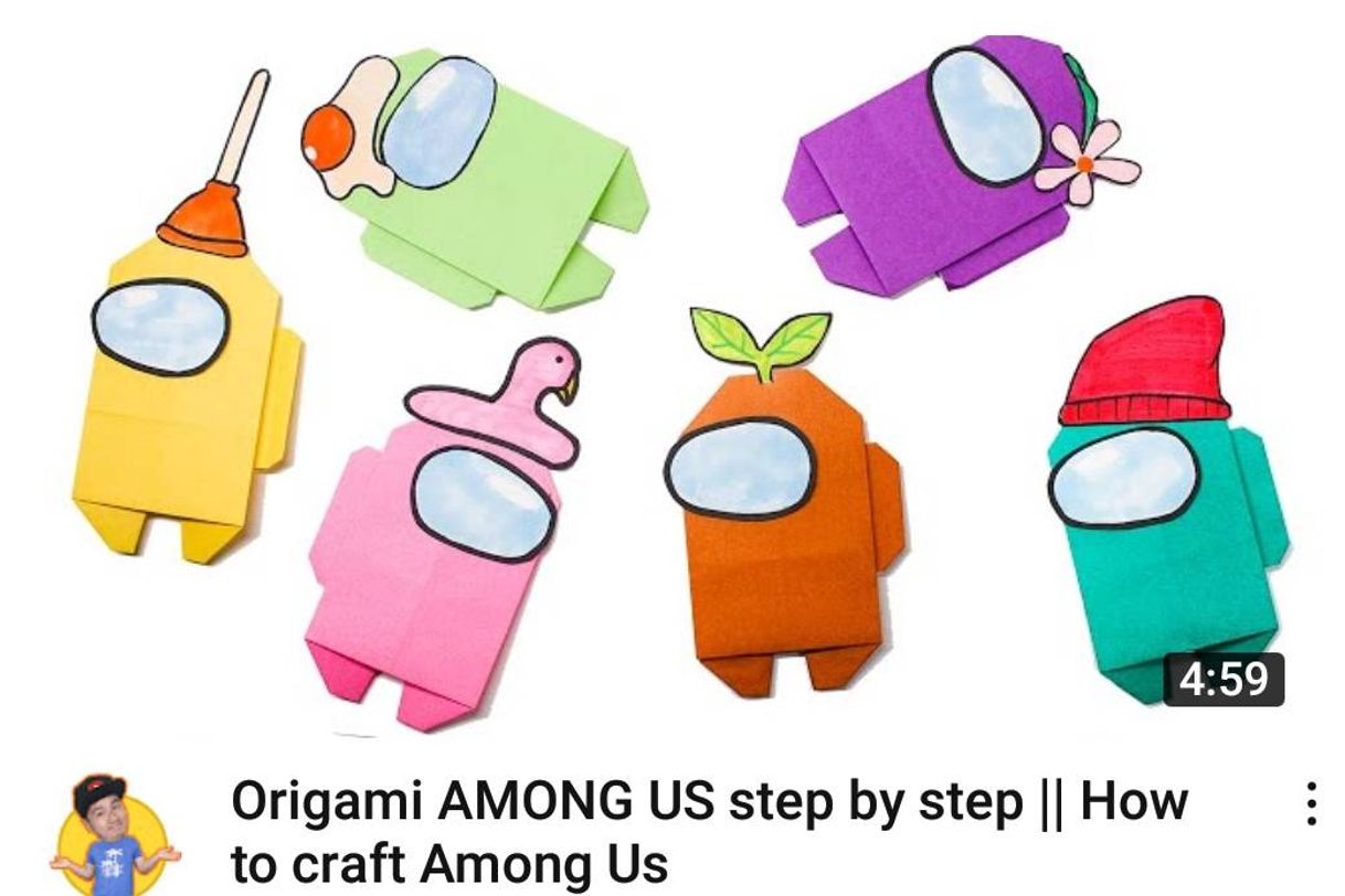 Social Origami 🔥AMONG US 🔥😲😲