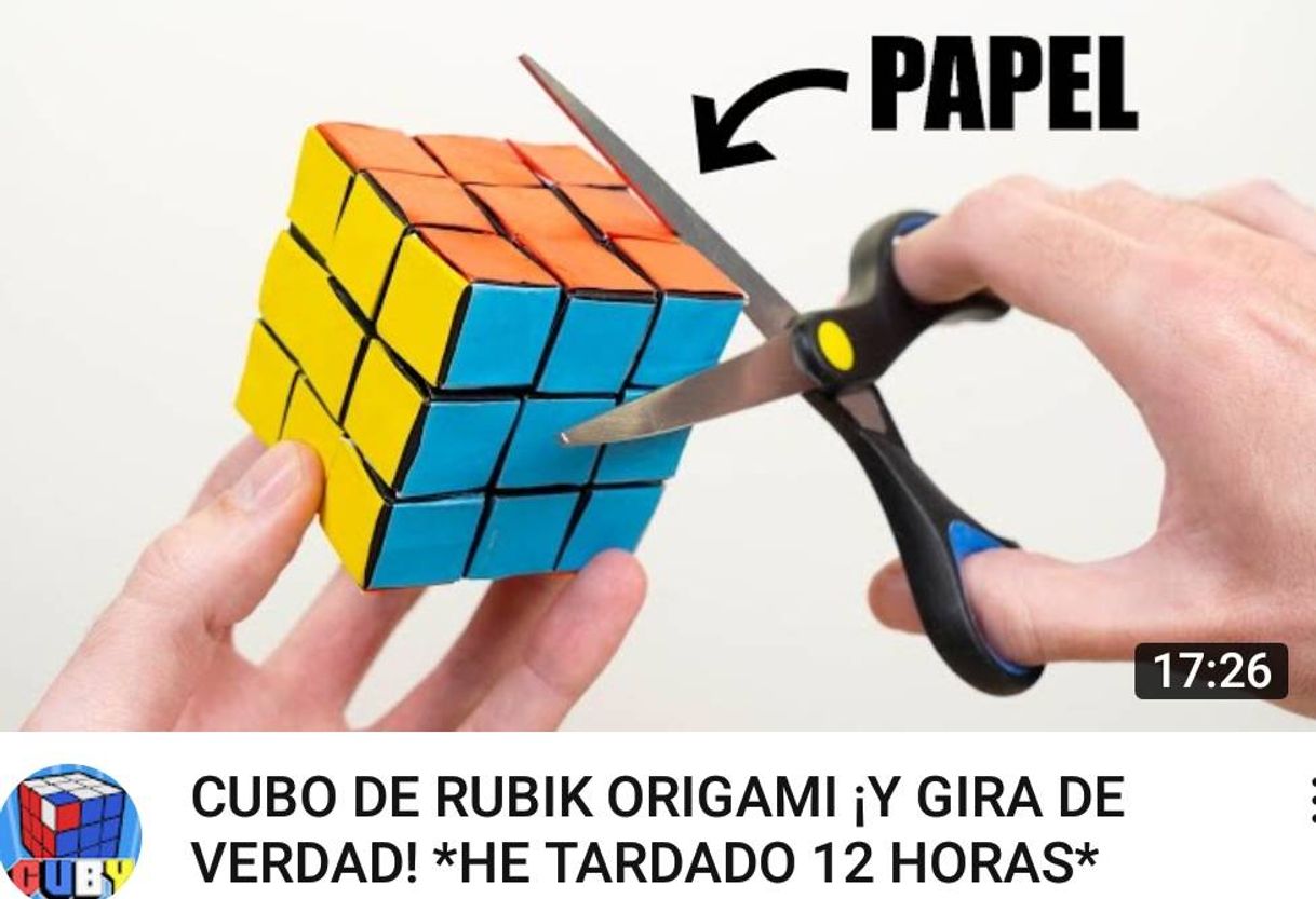 Social 👌🔥CUBO RUBIX FUNCIONAL😎-😲ORIGAMI😲