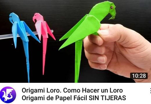 🐦🔥LORO DE ORIGAMI🔥🐦