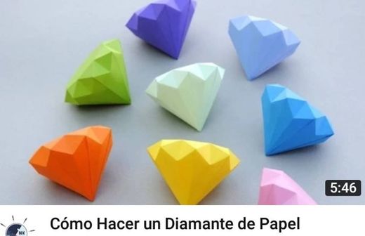 💦💥DIAMANTE DE ORIGAMI💥💦