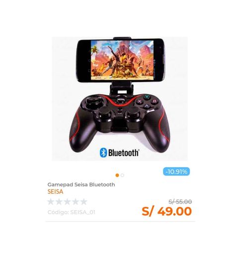 Gamepad Seisa Bluetooth