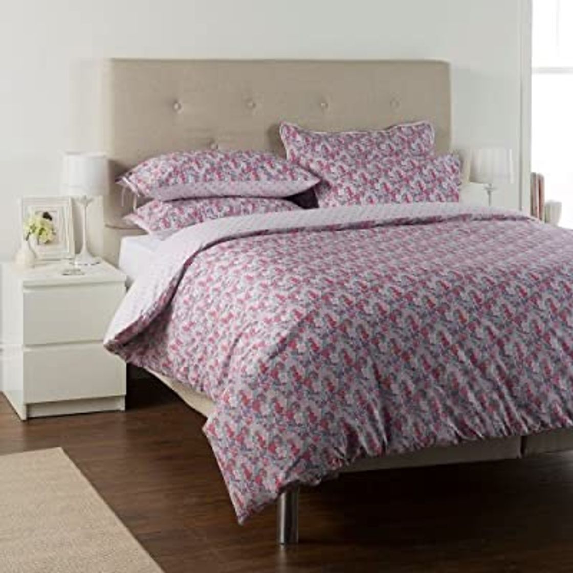 Social Hermoso conjunto de cama lila 