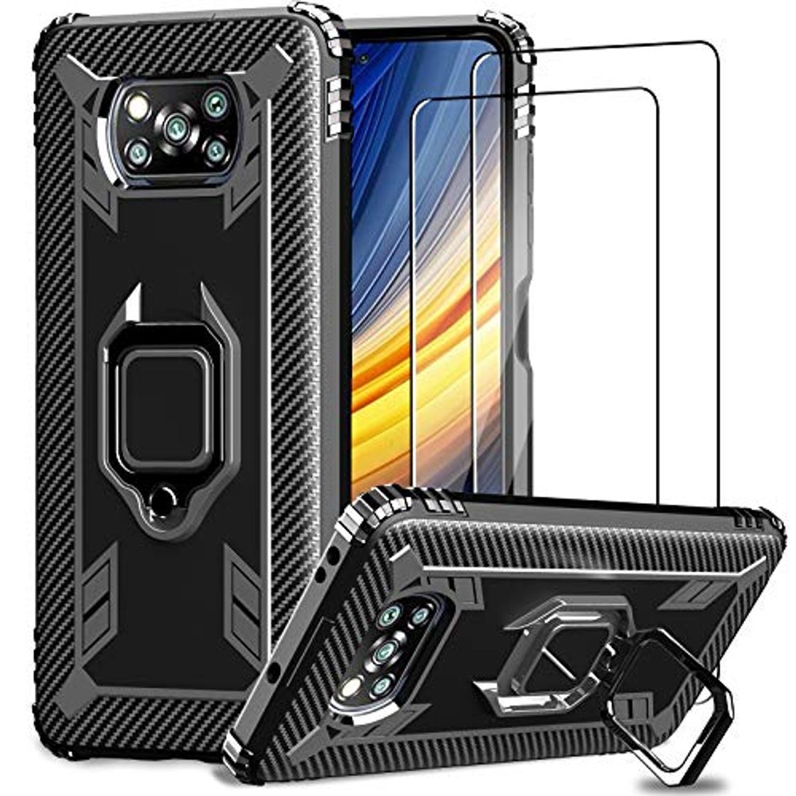 Electrónica IMBZBK Funda para Xiaomi Poco X3 Pro/Poco X3 NFC