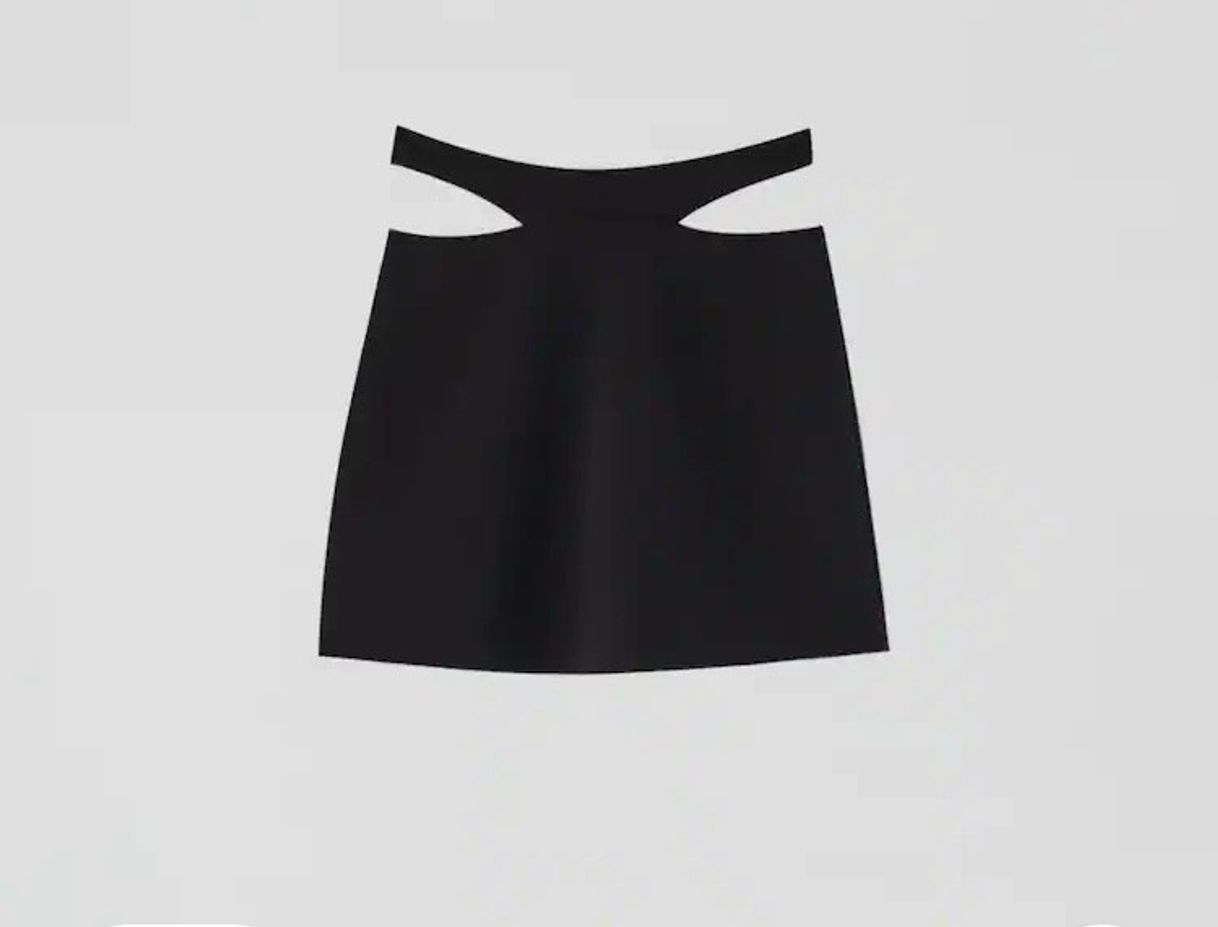 Moda minifalda negra