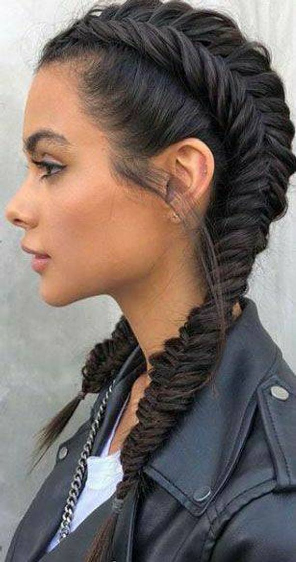 Fashion Tranças penteado 