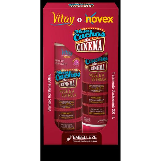 Shampoo e Condicionador  Meus Cachos de Cinema - Novex