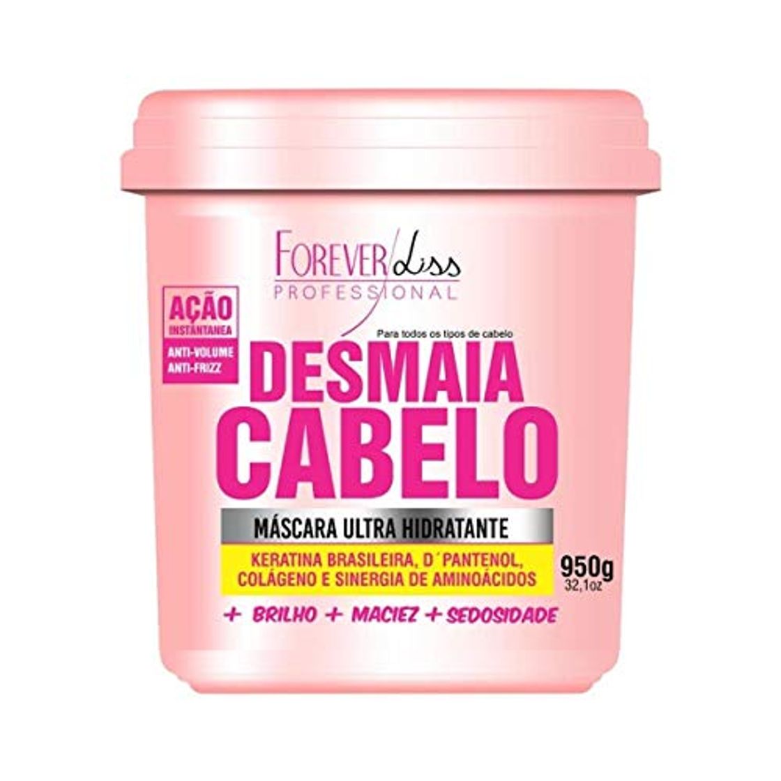 Product Forever Liss Desmaia Cabelo Ultra Hidratante Máscara para el Cabello 950 g