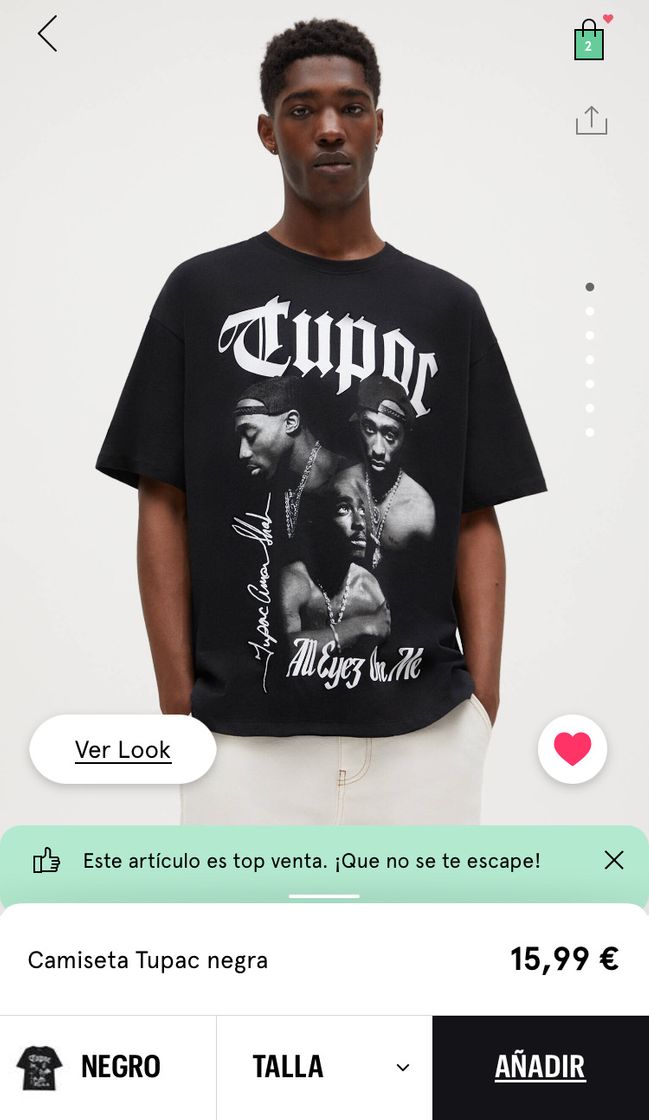 Moda Camiseta negra 