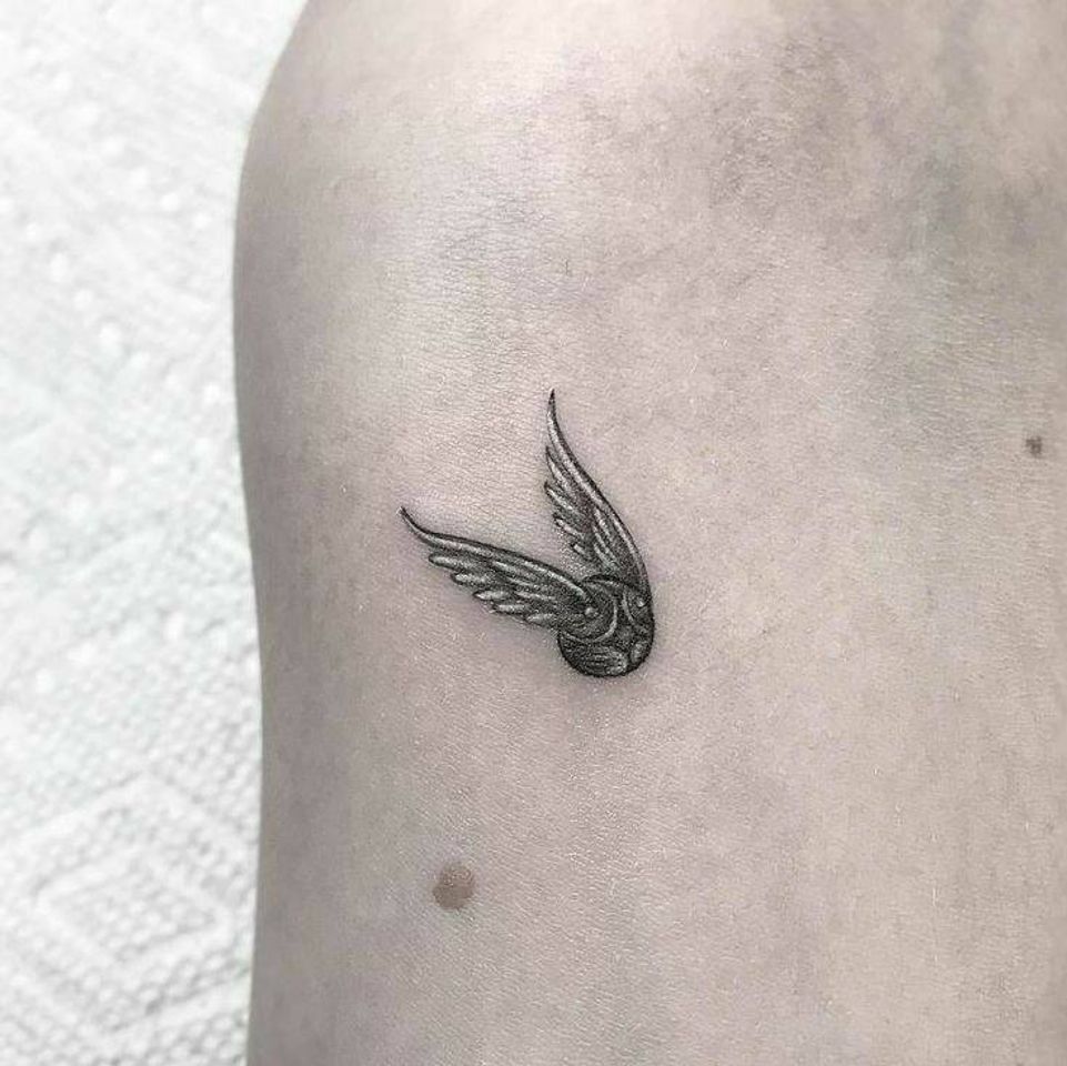 Fashion Tattoo golden snitch