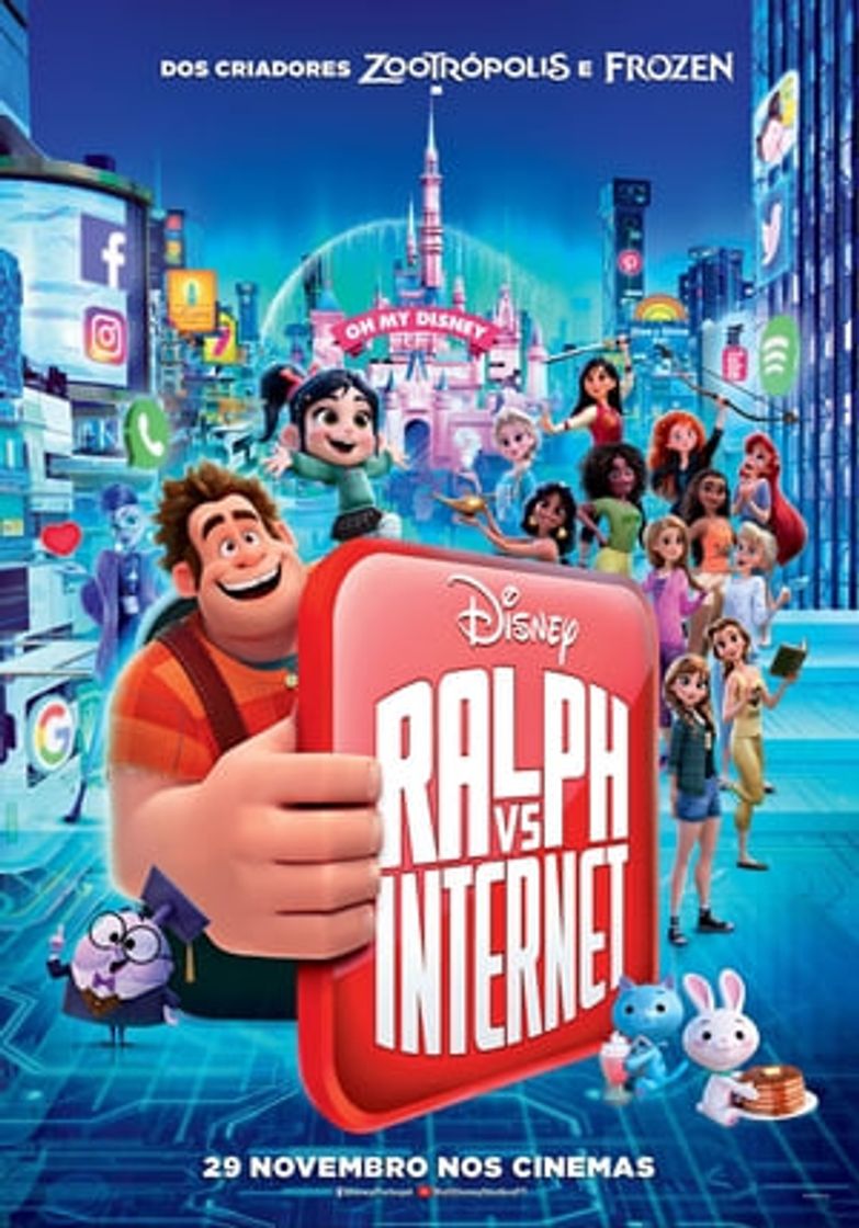 Película Ralph rompe Internet