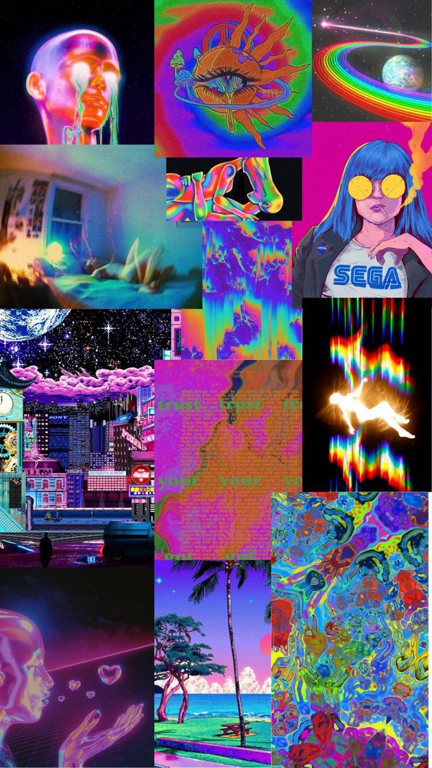 Fashion Fondo de pantalla aesthetic acidwave