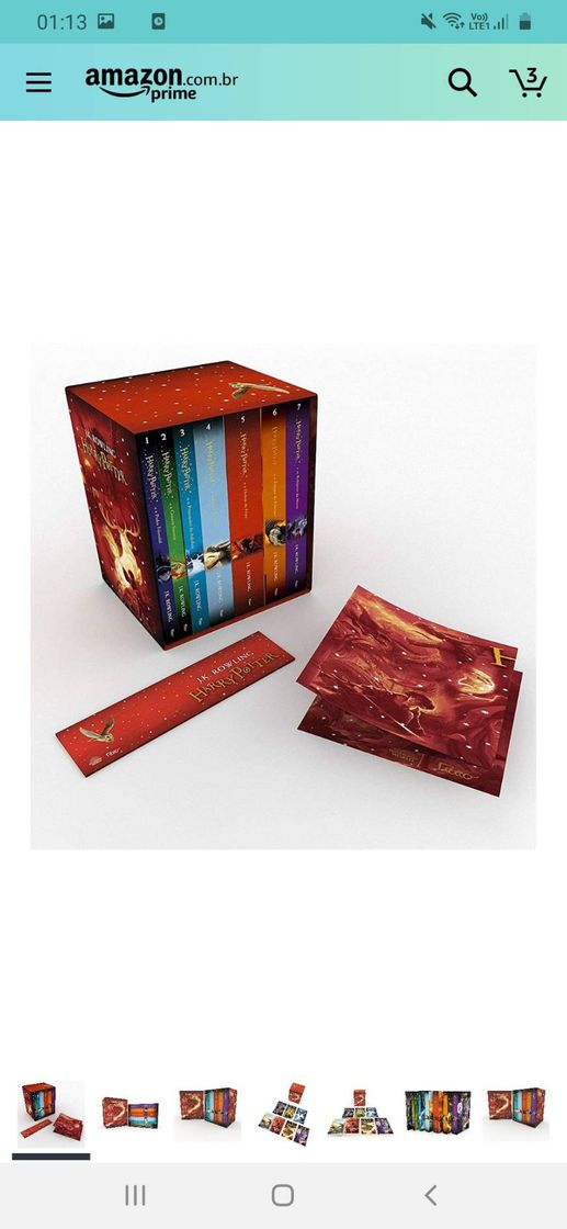 Book BOX HARRY POTTER - Edição Premium 