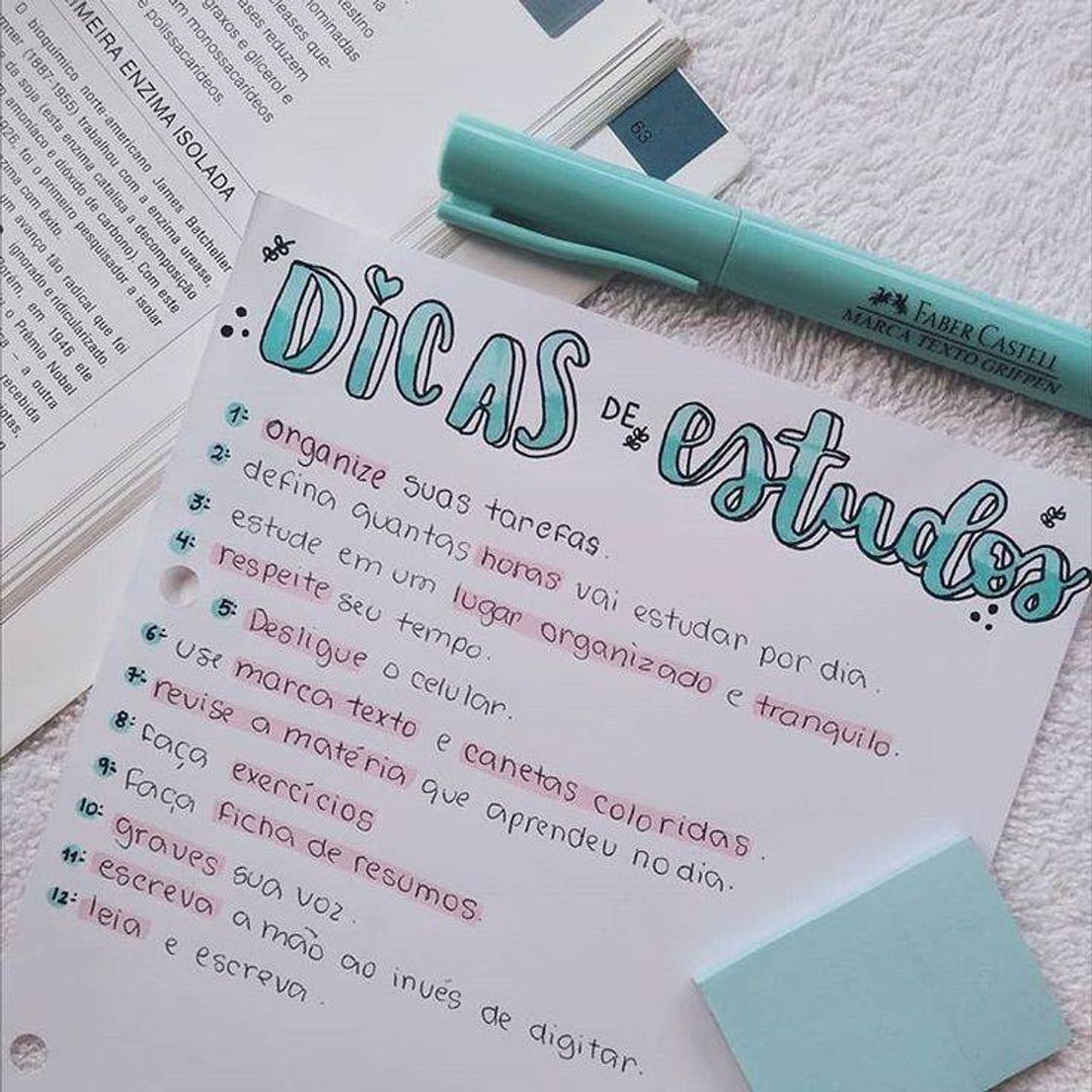 Moda Dicas de estudo!