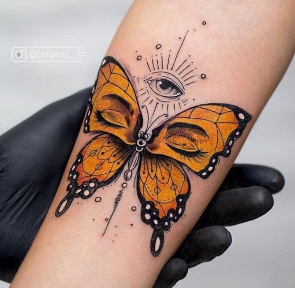 Fashion Tatto Borboleta