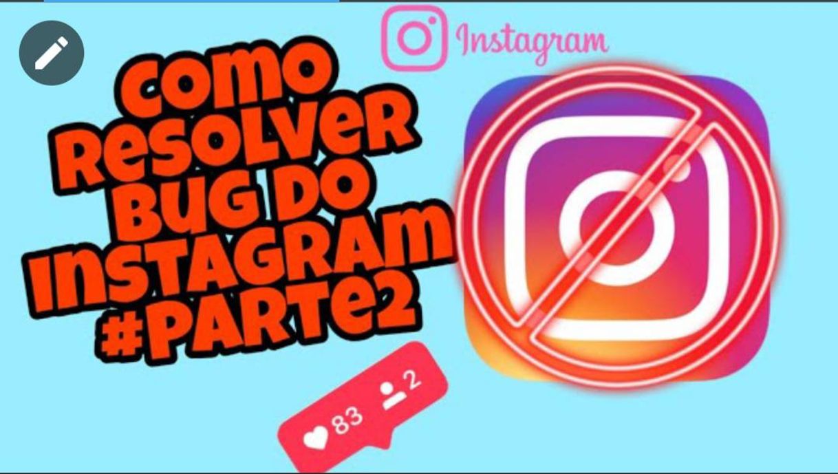 Moda Resolvendo bug do Instagram 