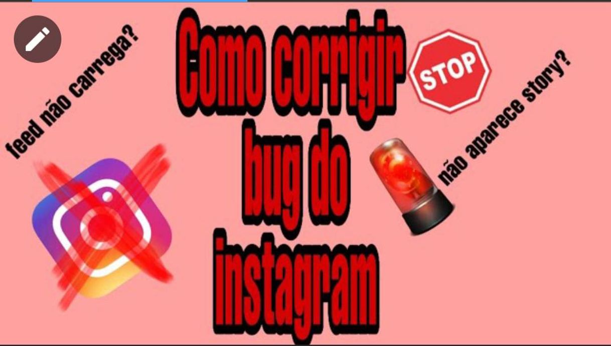 Fashion Como corrigir bug do Instagram 