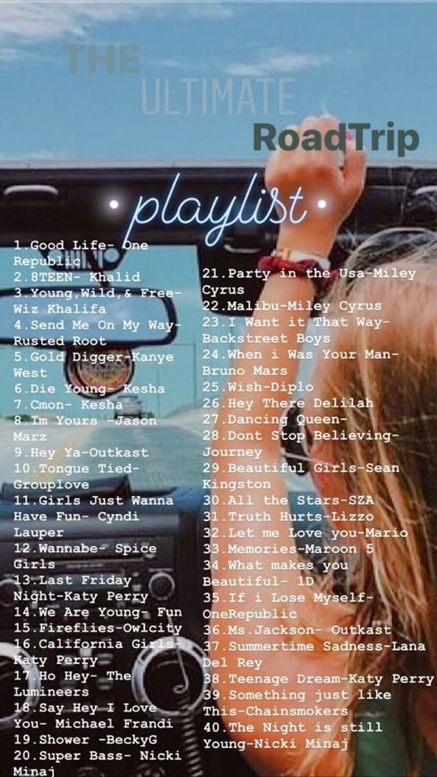 Music Road Trip playlist