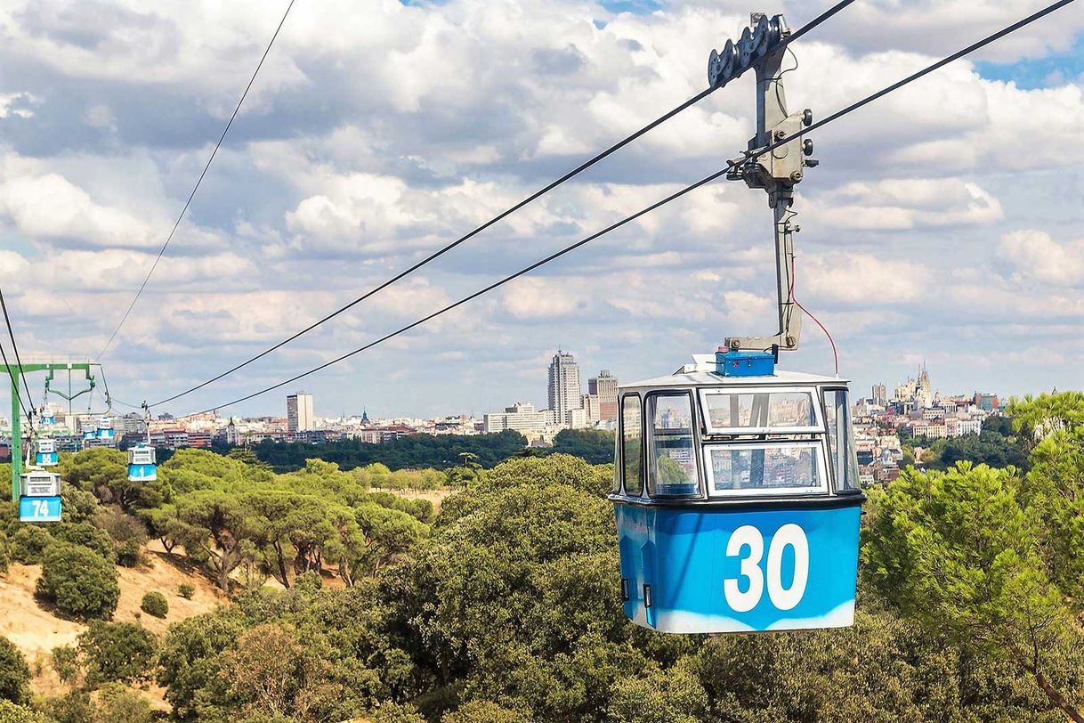 Lugar Teleferico Madrid en Casa de Campo.