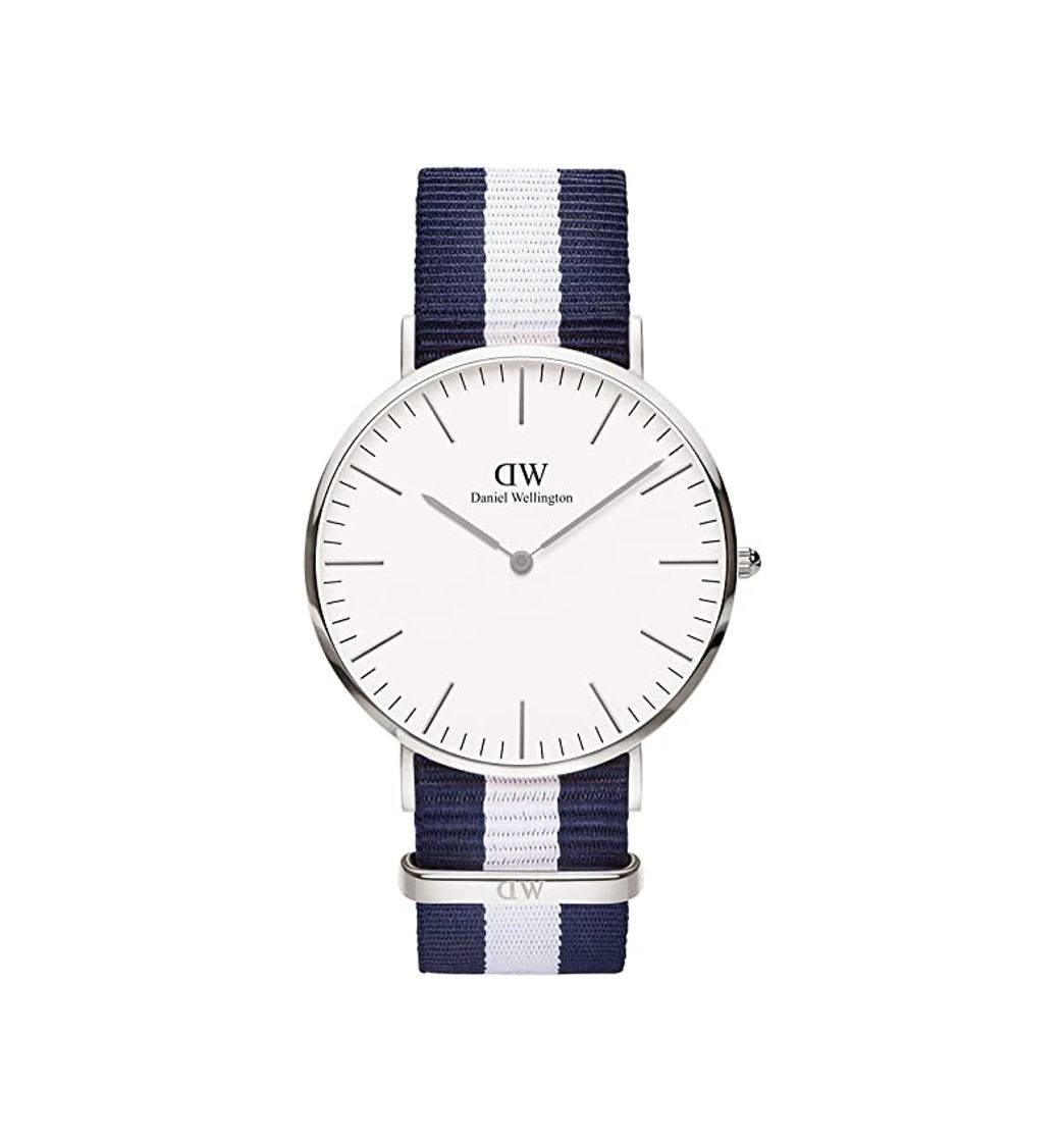 Fashion Daniel Wellington Classic Glasgow, Correa Azul-Blanco