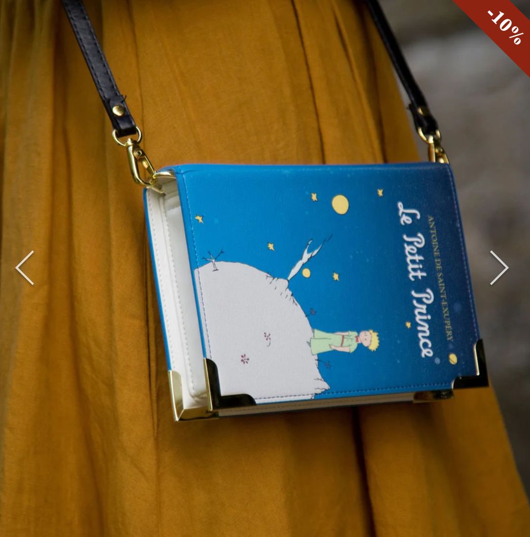 Moda THE LITTLE PRINCE BOOK HANDBAG CROSSBODY CLUTCH