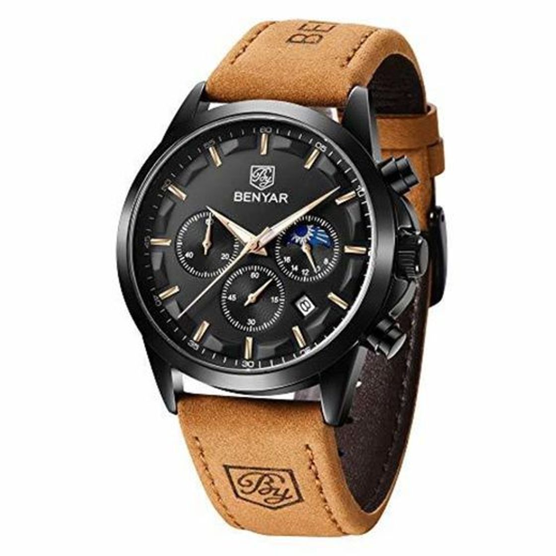 Fashion LIGE Relojes para Hombre Moda Acero Inoxidable Deportivo Analógico Reloj Cronógrafo Impermeable