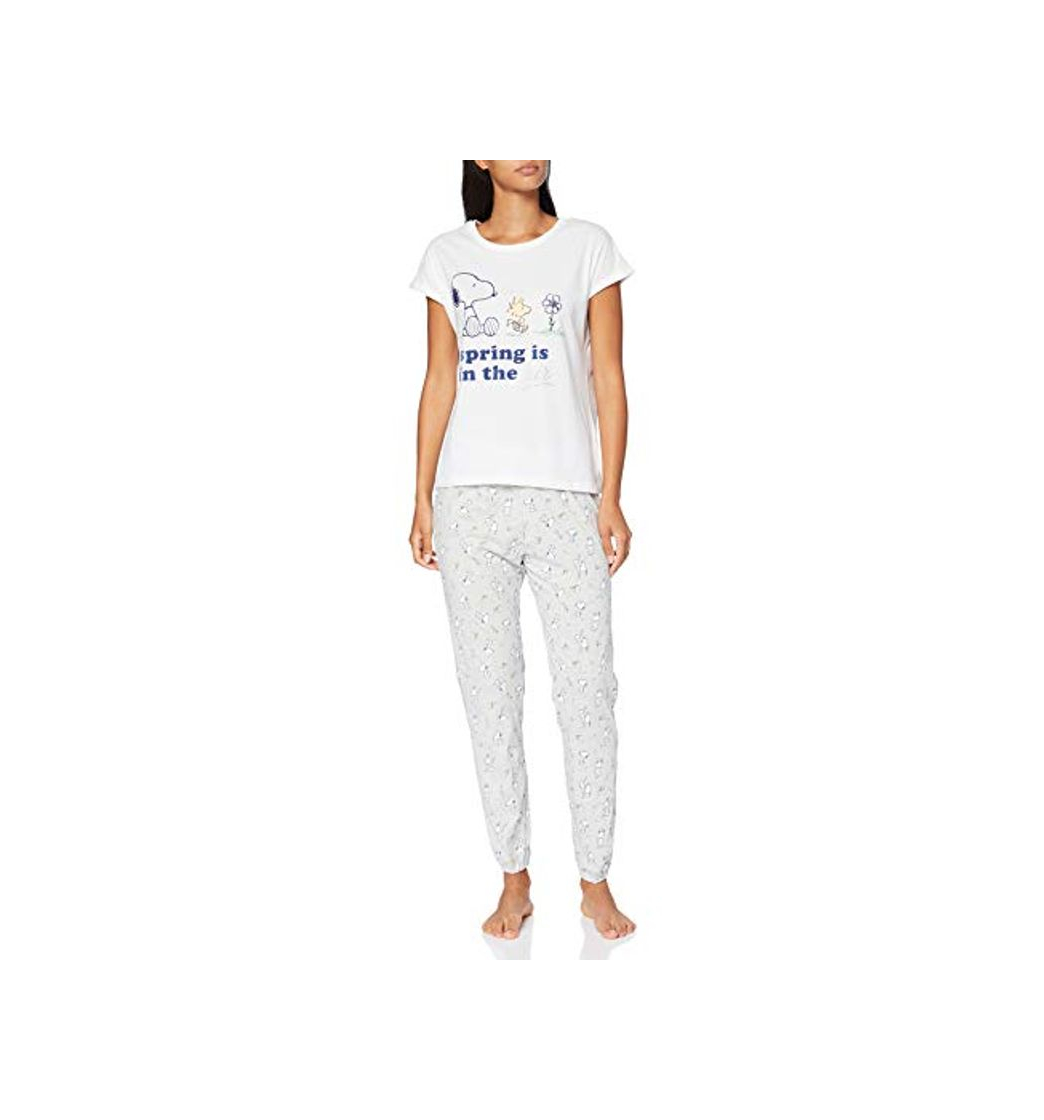 Fashion Women'secret Pijama Larga Snoopy para Mujer