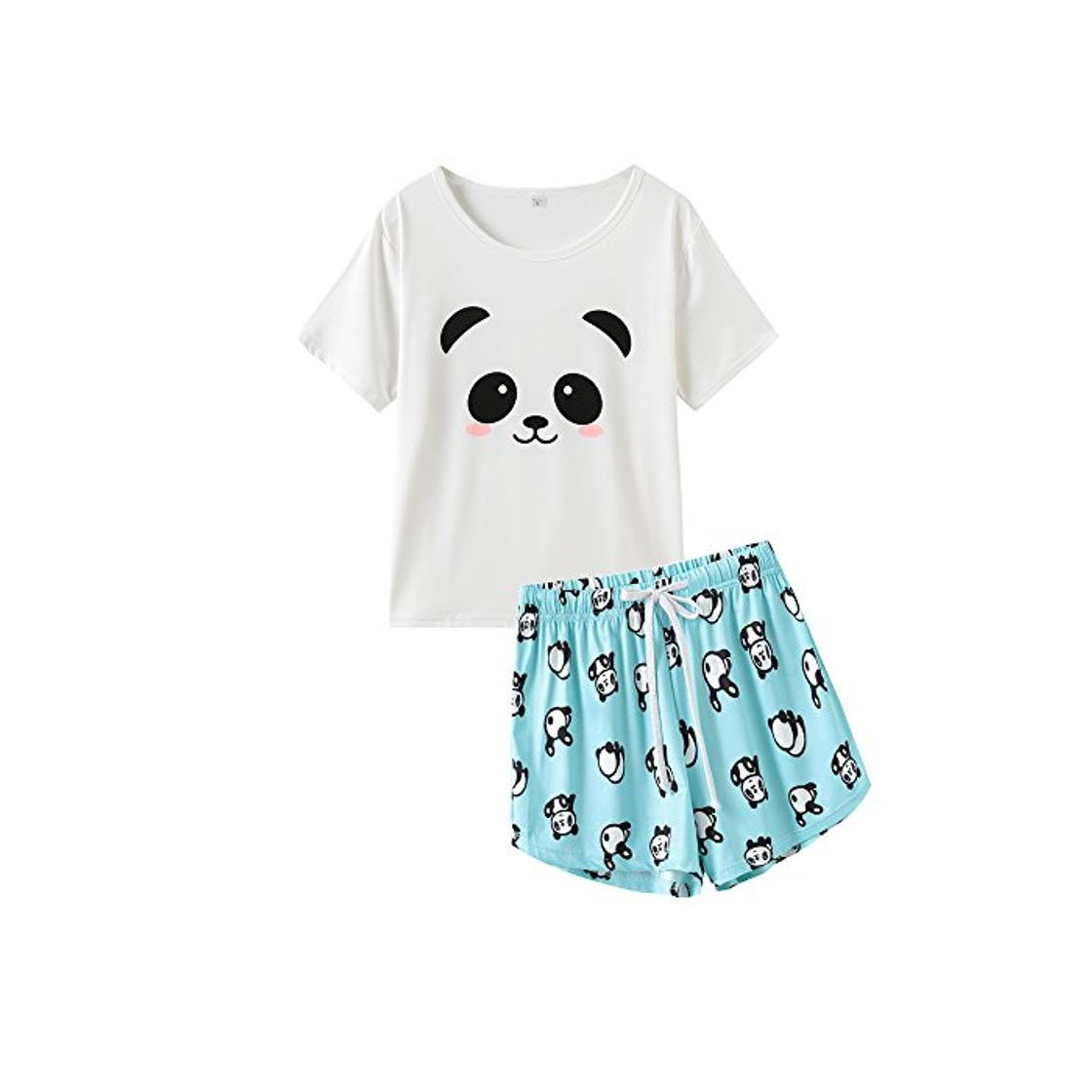 Moda MyFav - Conjunto de pijama para mujer