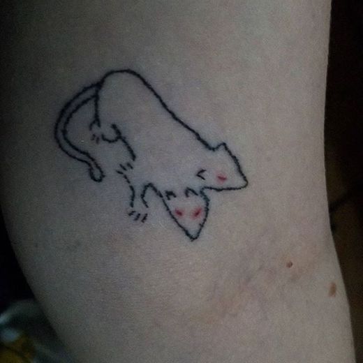 tatuagem de rato