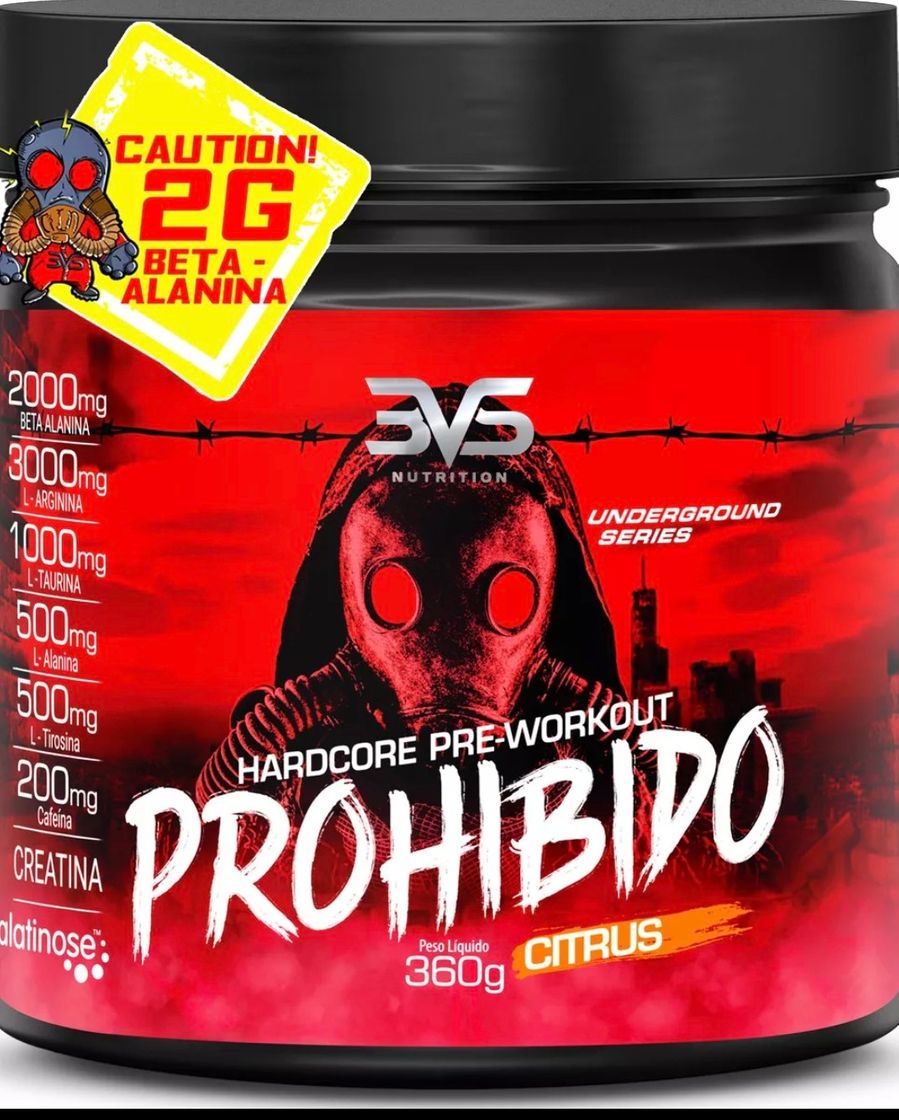Social Prohibido Hardcore Pré Treino 360g - Sabor: Citrus - A Combinação Perfeita De 8 Ingredientes Que Proporcionam Energia Do Início Ao Fim Do Seu Treino