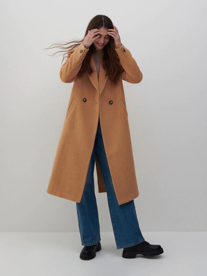 Moda Abrigo con lana