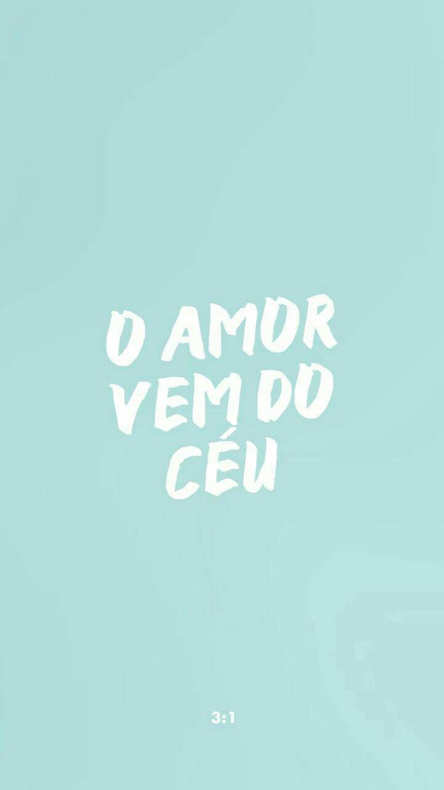 Moda O amor vem do céu❤