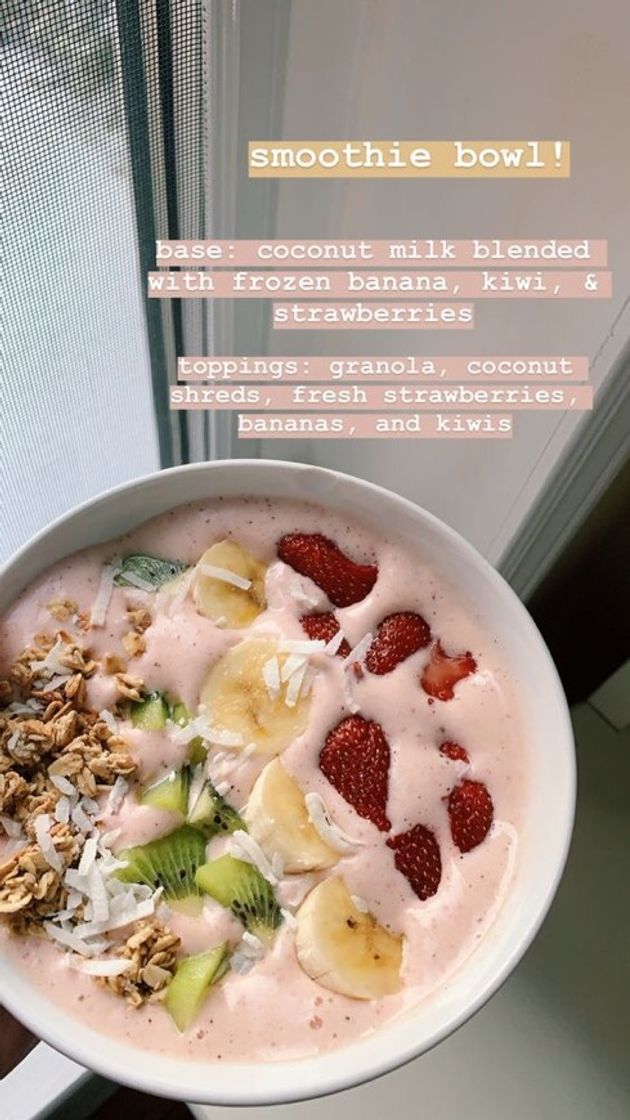 Fashion Smoothie Bowl💕