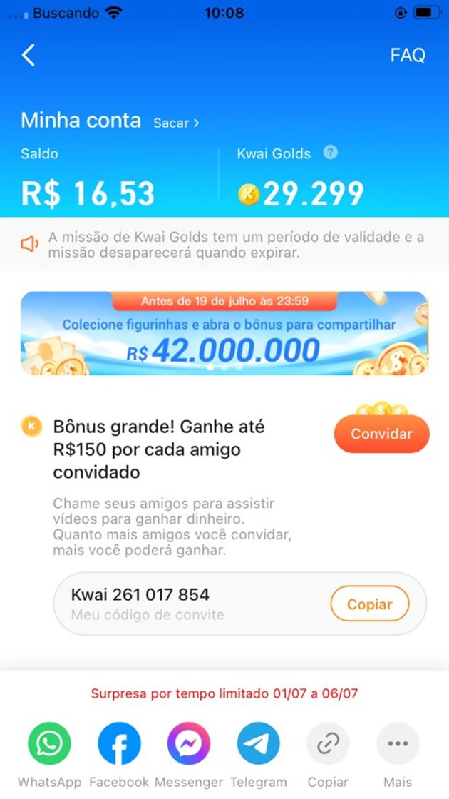 App Baixem esse aplicativo e coloquem meu código