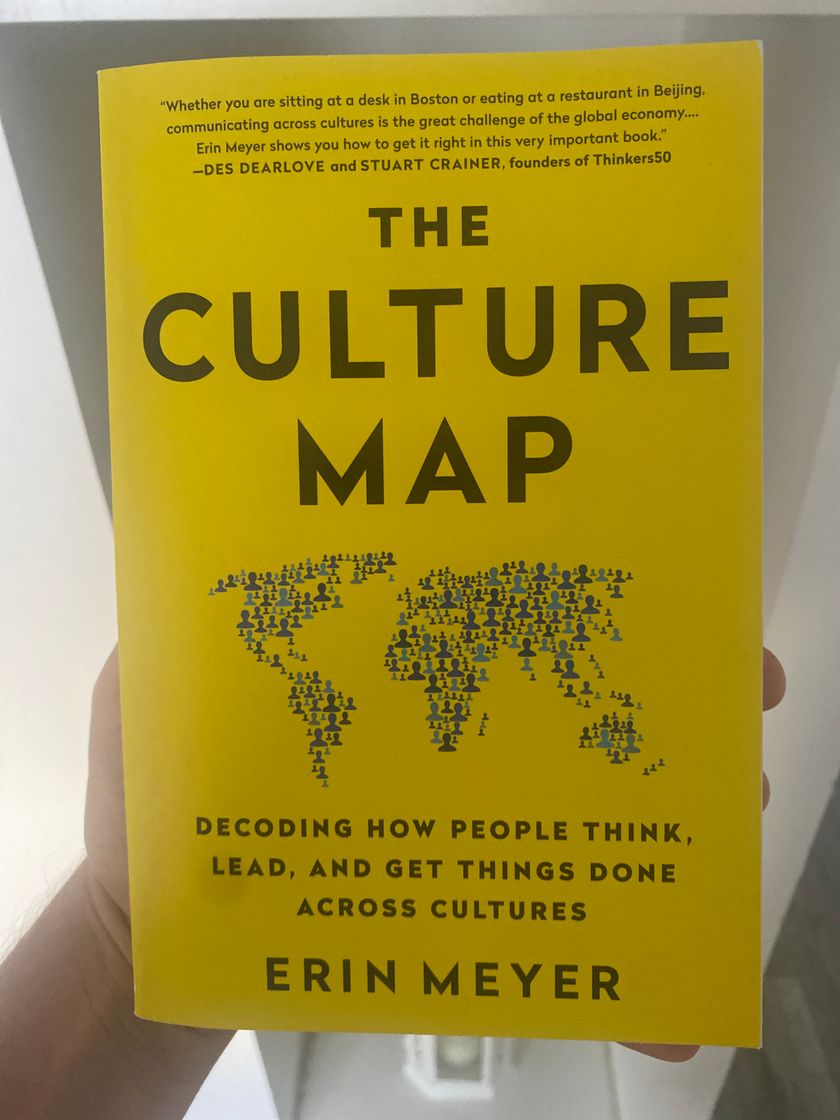 Book The culture map, Erin Meyer 