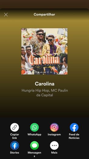 Carolina- Hungria Hip Hop, Mac paulin da Capital