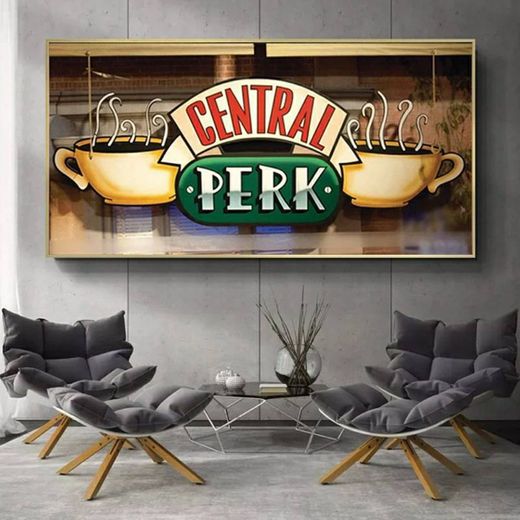 Central Perk pintura en lienzo