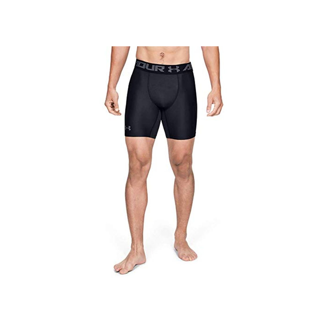 Moda Under Armour Heatgear Armour 2.0 Comp Shorts Pantalón Corto, Hombre, Negro