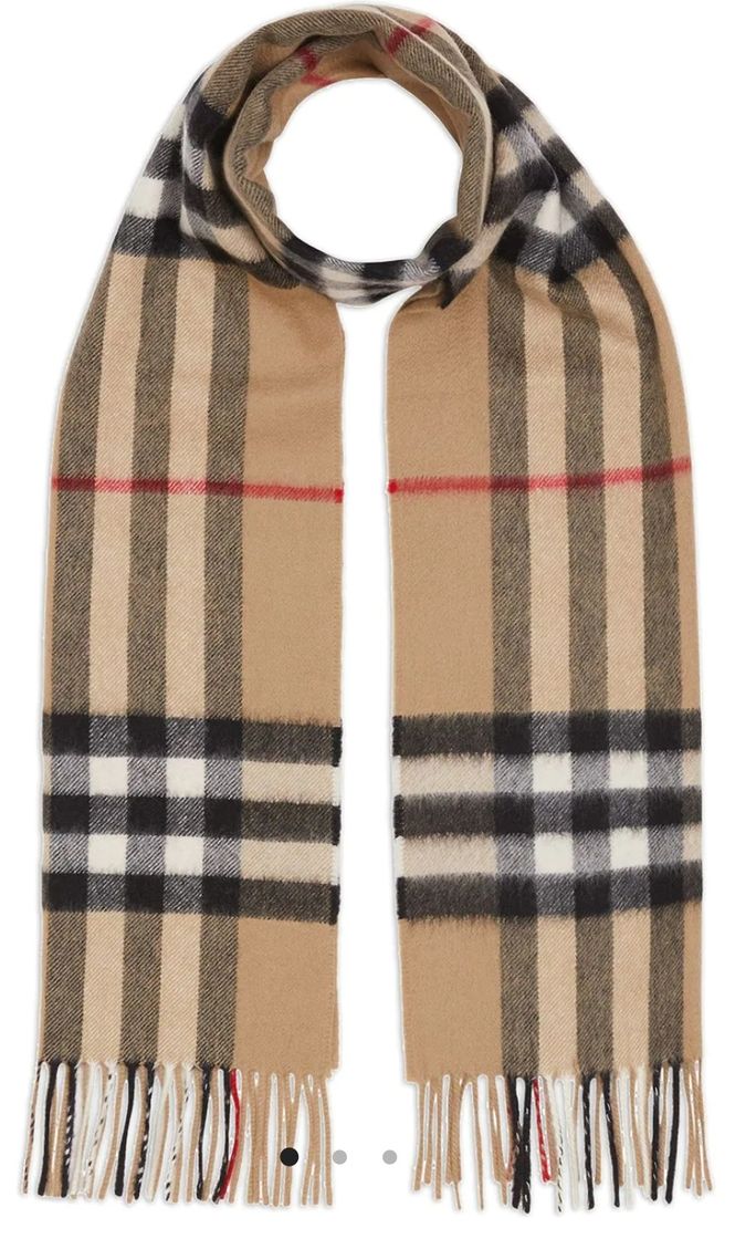 Fashion Burberry classic cashmere scarf