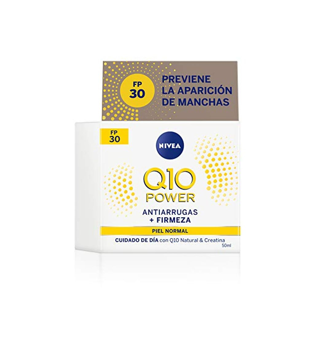 Social NIVEA Q10 Power Antiarrugas Cuidado de Día Triple Defensa FP30