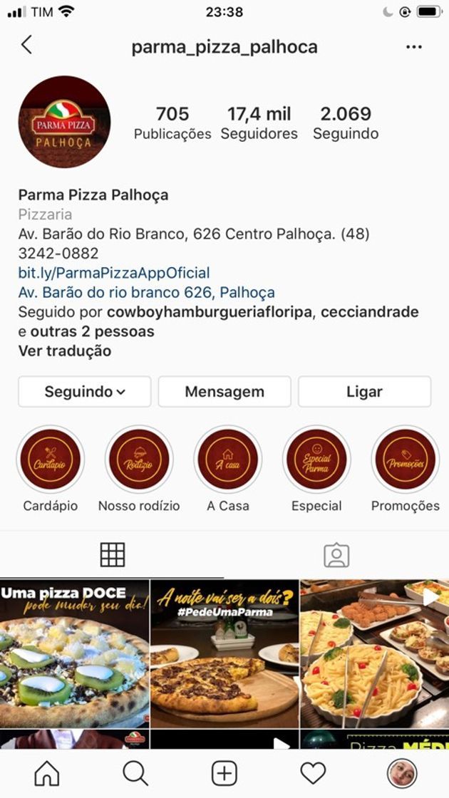 Restaurants Parma Pizzaria Palhoça